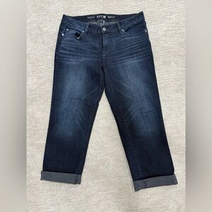 Apt. 9 Boyfriend Fit Jeans in Deep Indigo